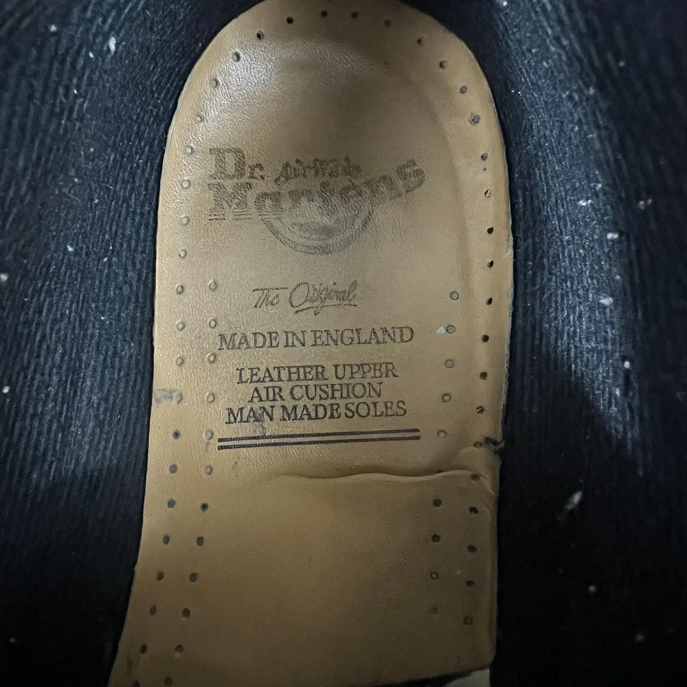 Vintage Dr. Martens Boots Mens Size 6 Brown Leather Chukka Made England 8057